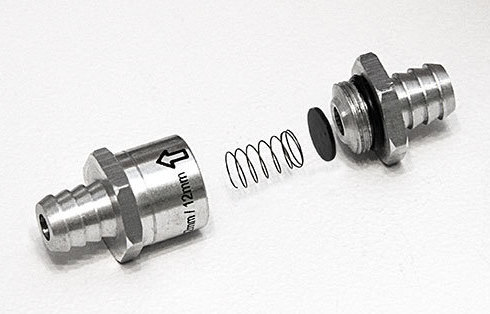 евро-клапан АТР в разобранном виде Топливный обратный клапан евро-клапан АТР размеры в ассортименте