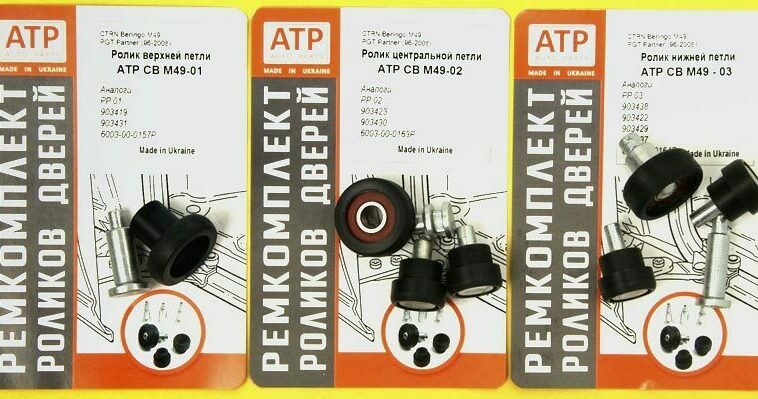 ролики дверей Renault Kangoo ролики дверей Renault Kangoo
