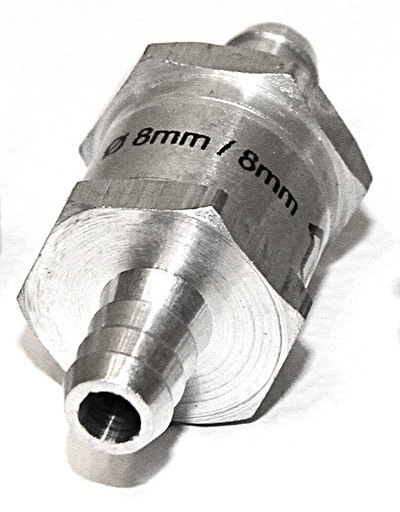 Топливный клапан, диаметр штуцеров – 8 мм<br>