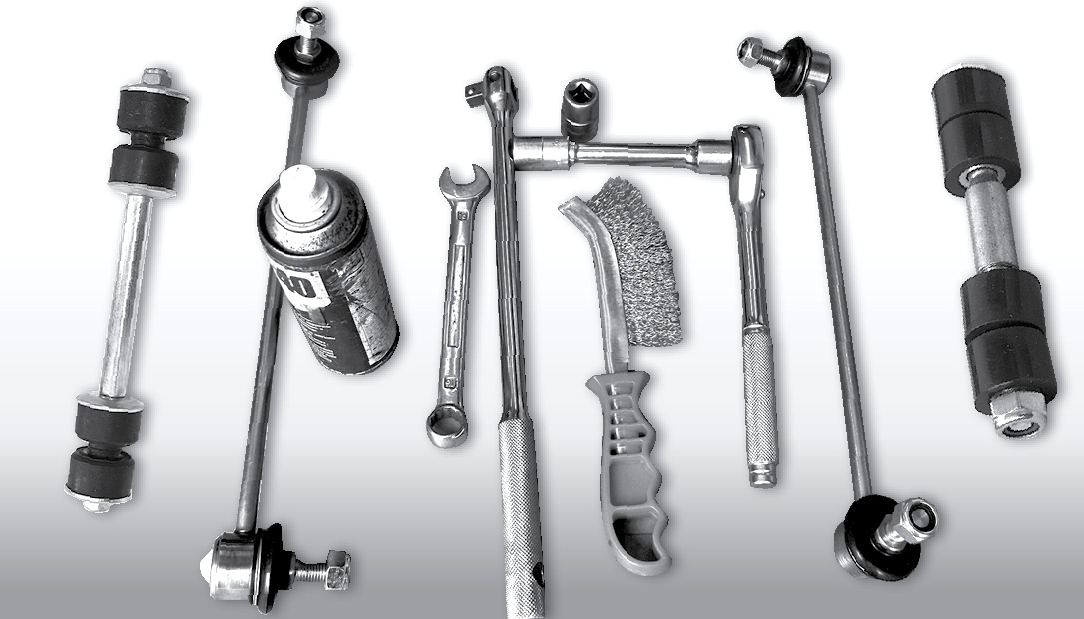 инструменты для замены стоек стабилизатора АТР, замена стоек стабилизатора АТР, инструкция по замене стоек стабилизатора набор инструментов для замены стоек стабилизатора АТР